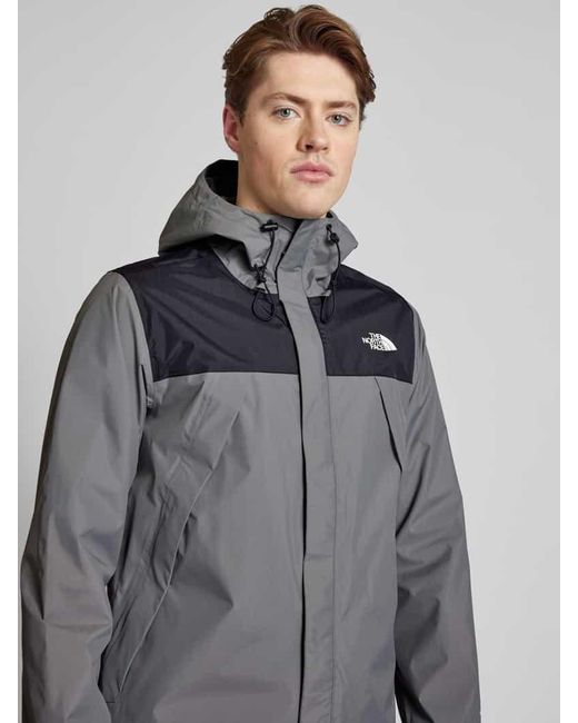 The North Face Jacke mit Label-Print Modell 'ANTORA' in Gray für Herren