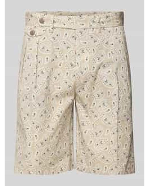 Manuel Ritz Regular Fit Korte Broek Met Klepzak in het Natural voor heren