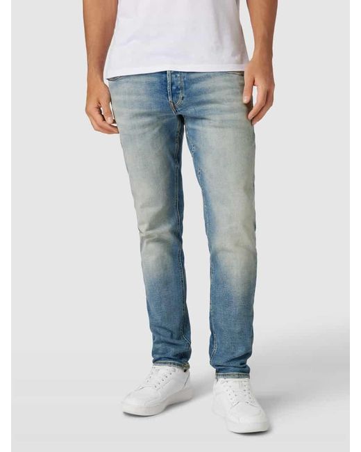 Jack & Jones Regular Fit Jeans mit Label-Details in Blue für Herren