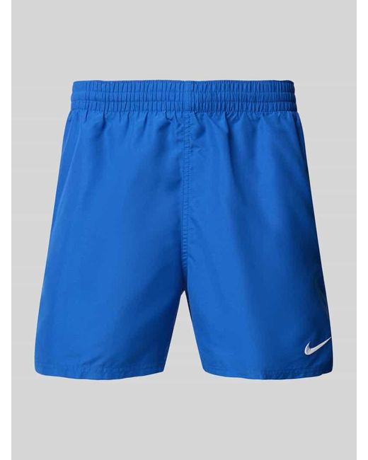 Nike Badehose mit Label-Print in Blue für Herren