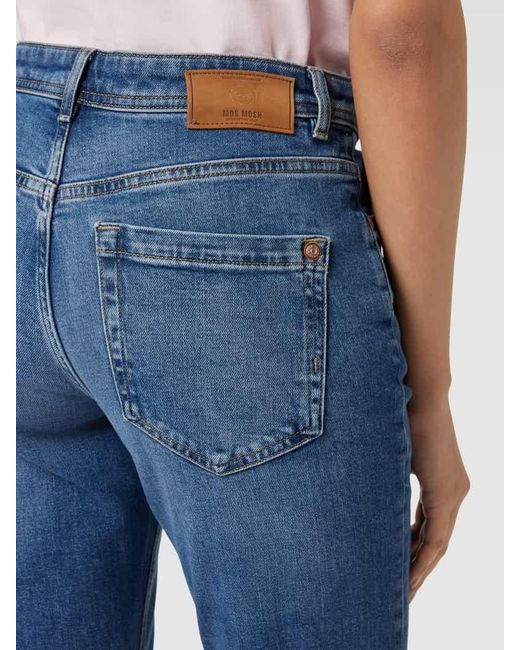 Mos Mosh Straight Leg Jeans im 5-Pocket-Design Modell 'MELLY KYOTO' in Blue für Herren