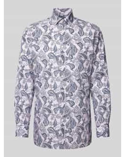 Olymp Modern Fit Zakelijk Overhemd Met Kentkraag in het Multicolor voor heren