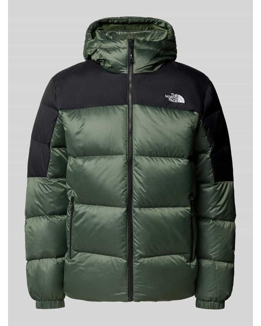 The North Face Steppjacke mit Label-Stitching in Green für Herren