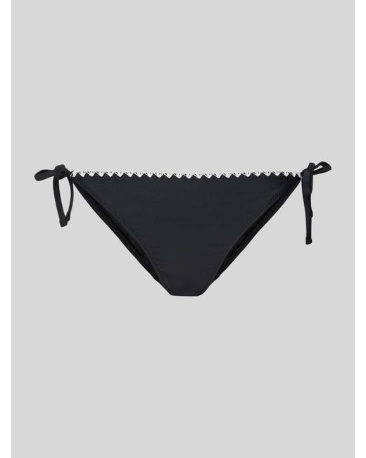 Jake*s Bikinibroekje Met Siernaad in het Black