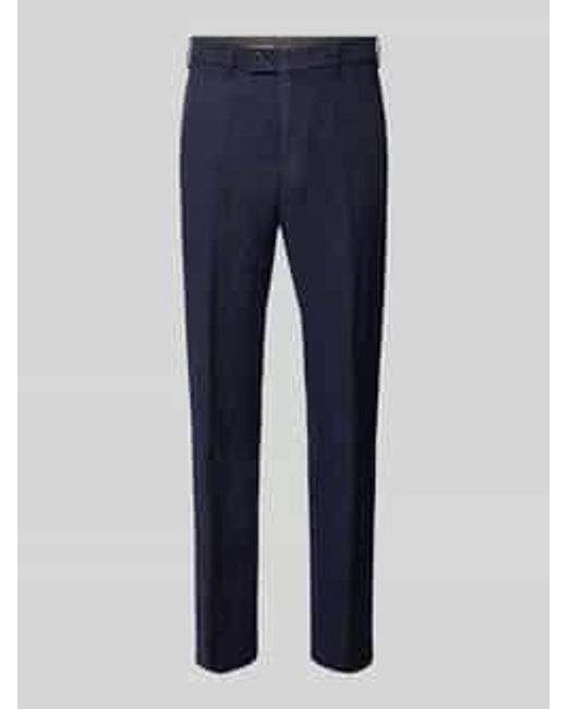 Hiltl Regular Fit Broek Met Paspelzakken in het Blue voor heren