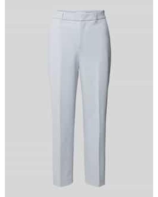Drykorn Regular Fit Pantalon Met Persplooien in het White