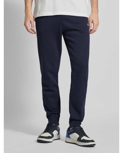 Champion Regular Fit Sweatpants Mit Logo-Stitching in Blue für Herren