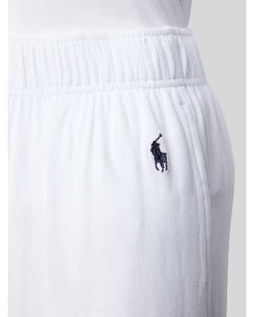 Polo Ralph Lauren Pyjama Met Logostitchings in het White