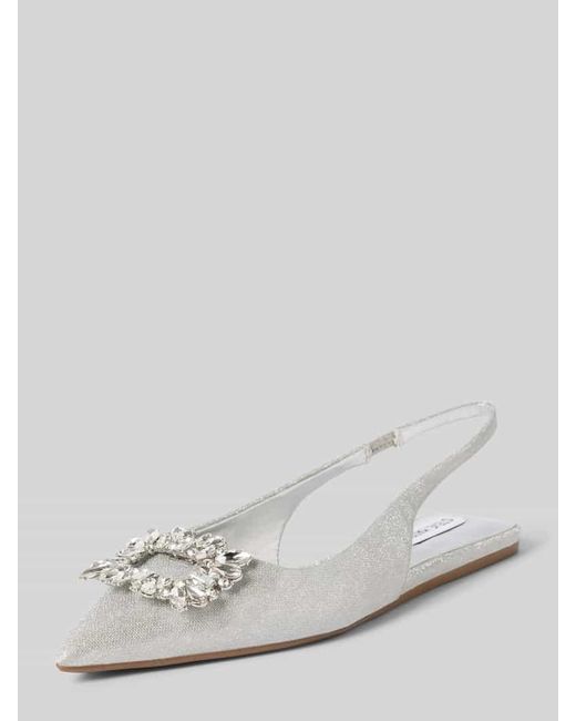 Steve Madden White Slingbacks