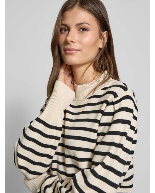 Y.A.S Gebreide Pullover Met Turtleneck in het Multicolor