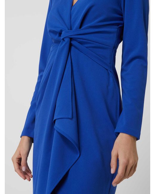 DKNY Blue Kleid mit drapierten Falten