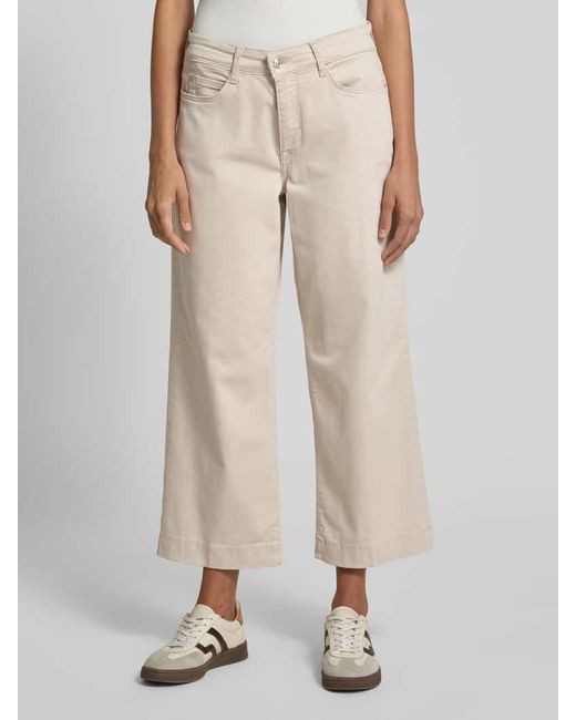M·a·c Natural Wide Leg Culotte im 5-Pocket-Design Modell 'Dream'
