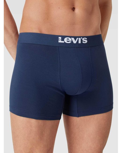 Levi's Boxershort Met Labeldetail in het Blue voor heren