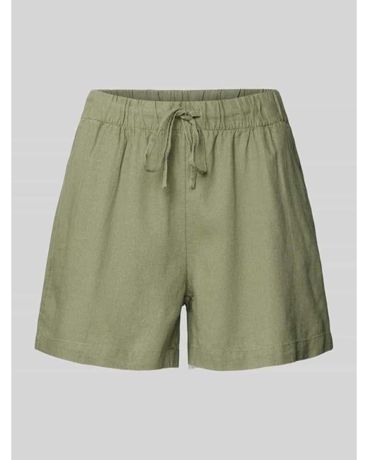 ONLY Green Shorts mit elastischem Bund Modell 'CARO'