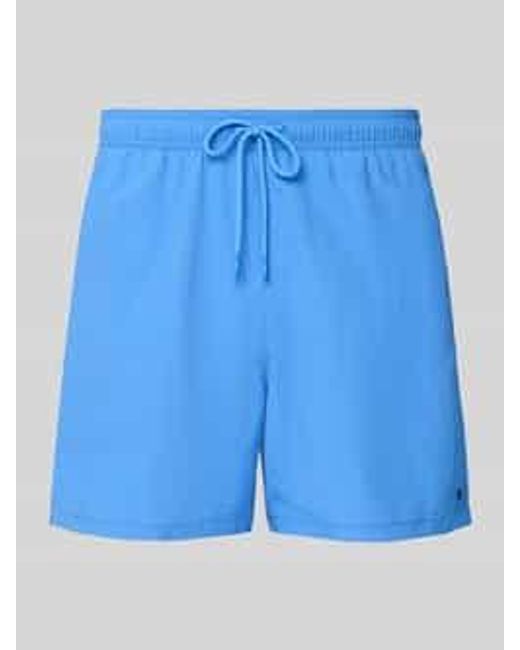 Tommy Hilfiger Regular Fit Zwembroek Met Logostitching in het Blue voor heren