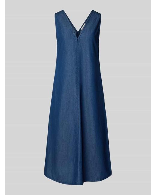 Marc O' Polo Blue Ausgestelltes Jeanskleid aus Baumwoll-Lyocell-Mix