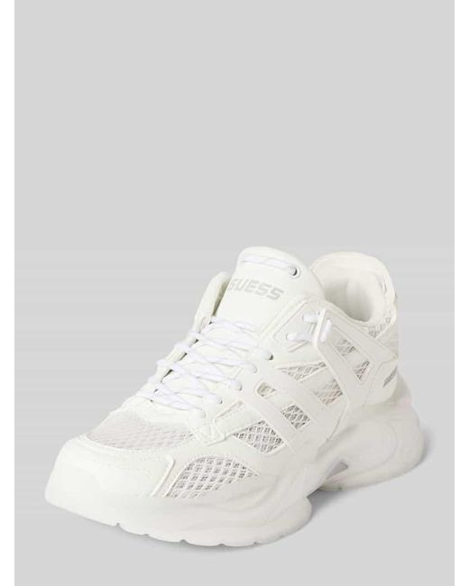 Guess Sneaker mit Label-Details Modell 'BELLUNA' in White für Herren