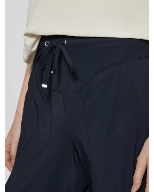 RAFFAELLO ROSSI Blue Regular Fit Shorts Mit Eingrifftaschen Modell 'Gira'