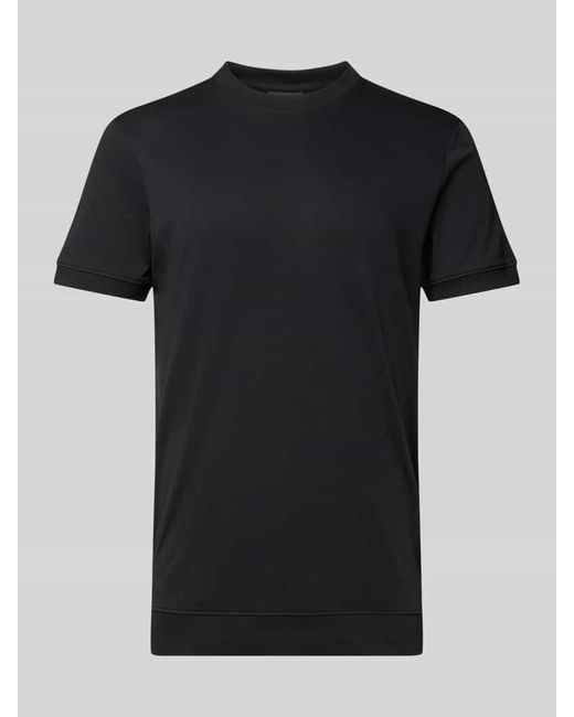RAGMAN Regular Fit T-Shirt mit Rundhalsausschnitt Modell 'ON' in Black für Herren