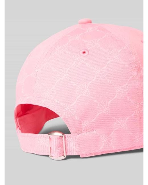 Joop! Pink Basecap mit Label-Detail