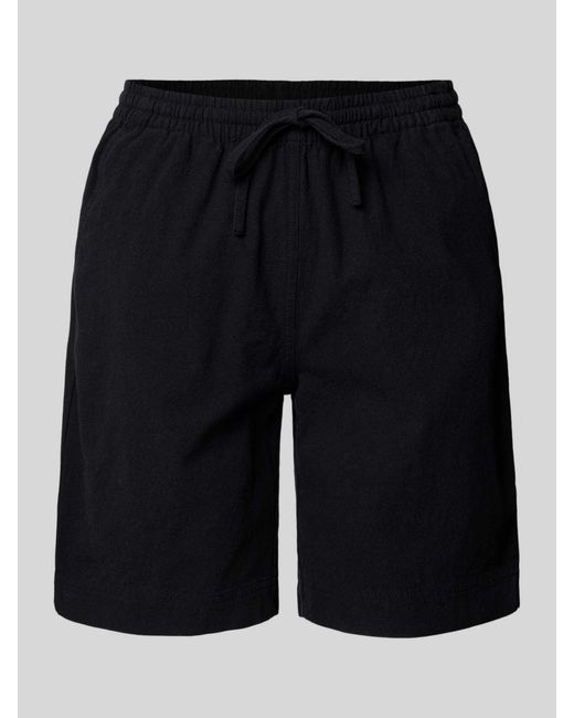 Soya Concept Relaxed Fit Korte Broek Met Elastische Band in het Black