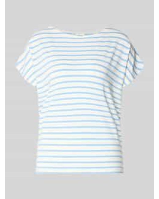 S.oliver Oversized T-Shirt Van Viscosemix in het Blue