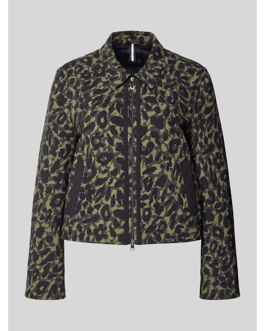 Marc Cain Regular Fit Blazer Met Ritssluiting in het Black