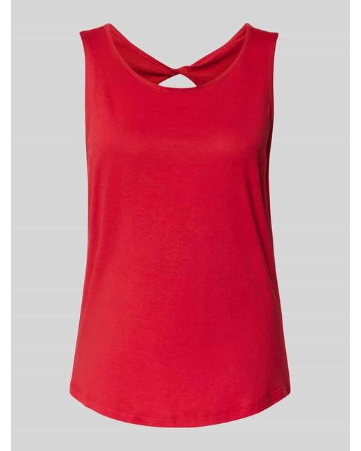 S.oliver Red Regular Fit Top aus Baumwoll-Mix