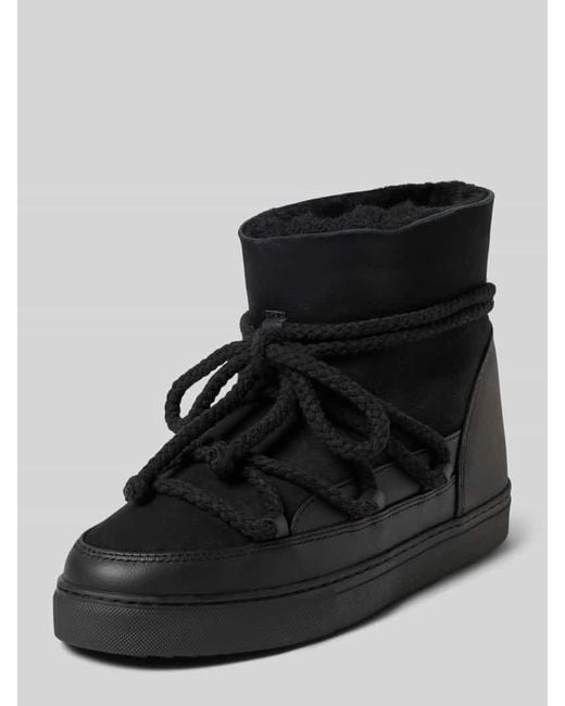 Inuikii Black Snow Boots mit Label-Stitching Modell 'CLASSIC'