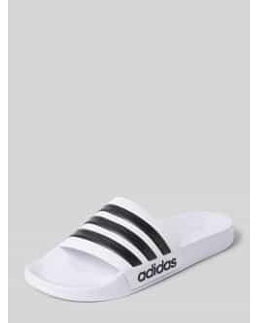 Adidas Instappers Met Labelprint in het White voor heren
