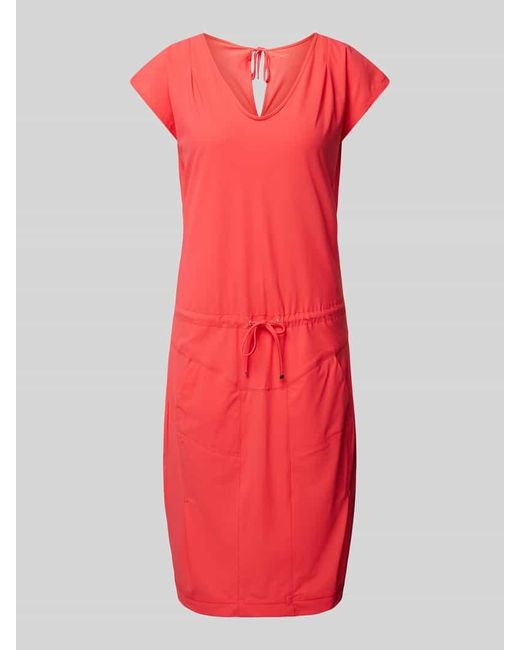 RAFFAELLO ROSSI Red Knielanges Kleid Mit Schnürrung Modell 'Gira'
