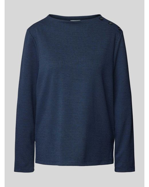 Tom Tailor Regular Fit Sweatshirt Met Viscose in het Blue