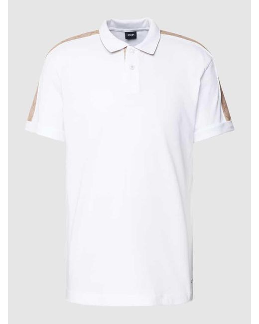 Joop! Poloshirt mit Label-Details in White für Herren