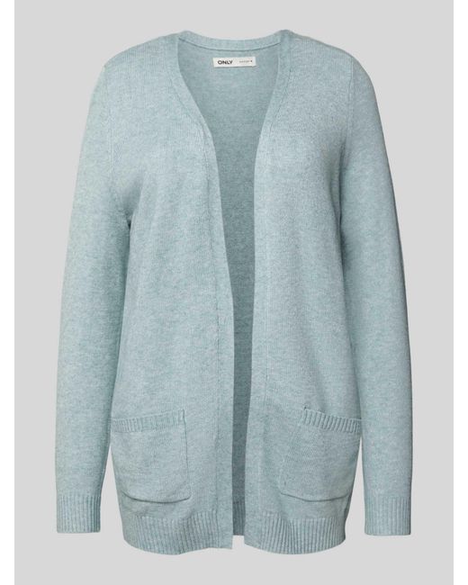 ONLY Regular Fit Cardigan Van Viscosemix, Model 'Lesly' in het Blue
