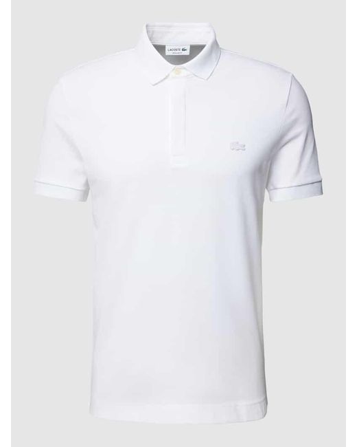 Lacoste Regular Fit Business-Hemd mit Strukturmuster Modell 'HANK' in White für Herren