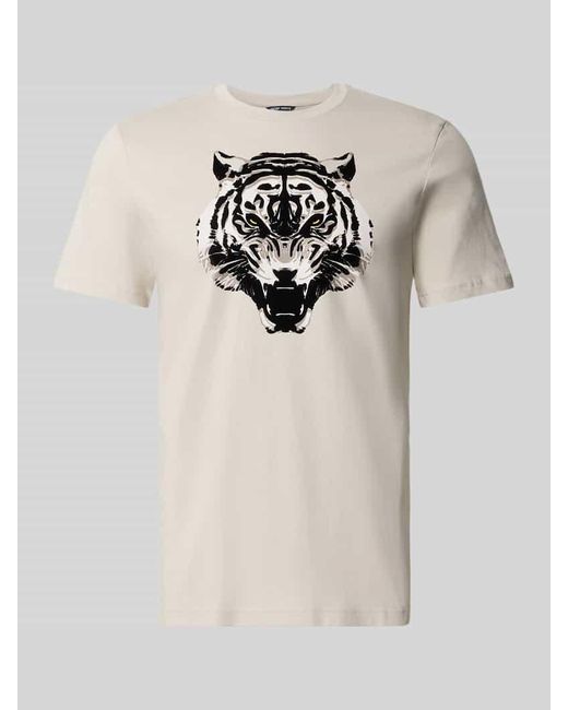 Antony Morato T-Shirt mit Motiv-Print in Natural für Herren