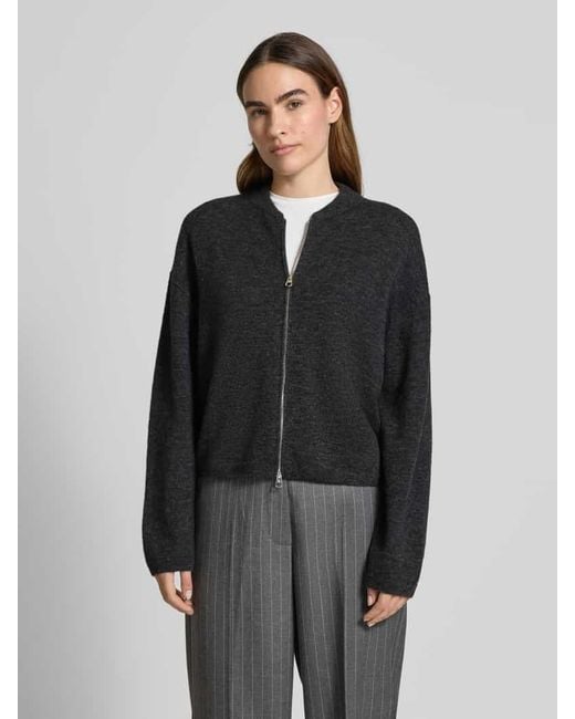 Marc O' Polo Black Regular Fit Strickjacke aus Schurwoll-Alpaka-Mix