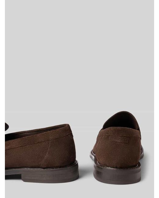 Gant Lederloafers mit Blockabsatz Modell 'Lozham' in Brown für Herren