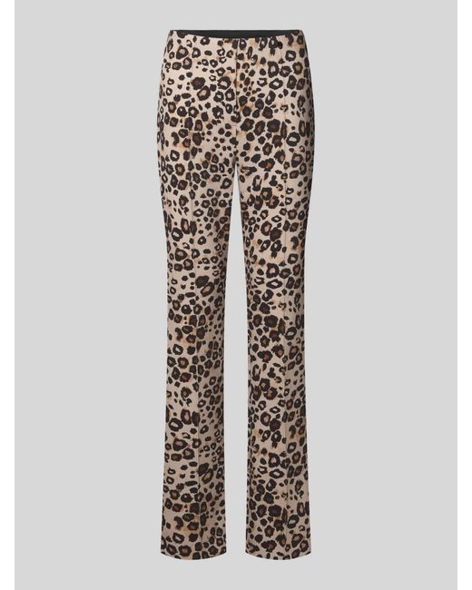 Marc Cain Stoffen Broek Met Elastische Band in het Natural