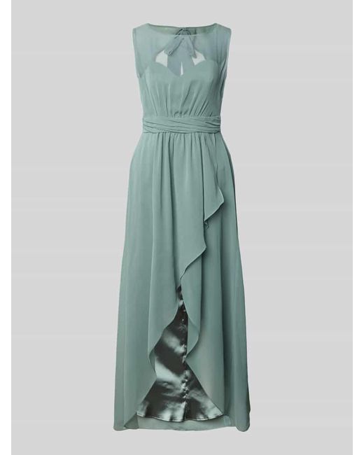 Swing Green Abendkleid mit Nahtreißverschluss