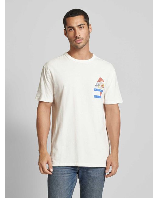 Tommy Hilfiger T-Shirt mit Statement-Print in White für Herren