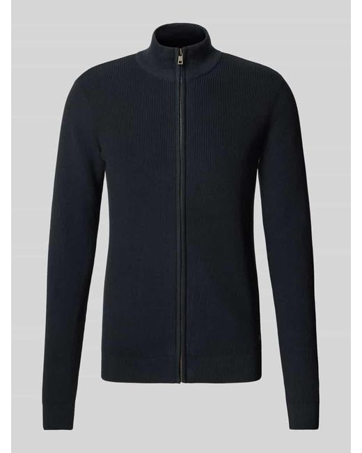 Blend Cardigan mit Stehkragen Modell 'CODFORD' in Blue für Herren