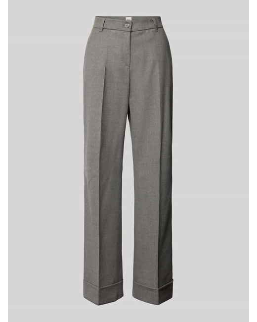 Brax Gray Regular Fit Stoffhose aus Schurwoll-Mix Modell 'STYLE.MAINE'