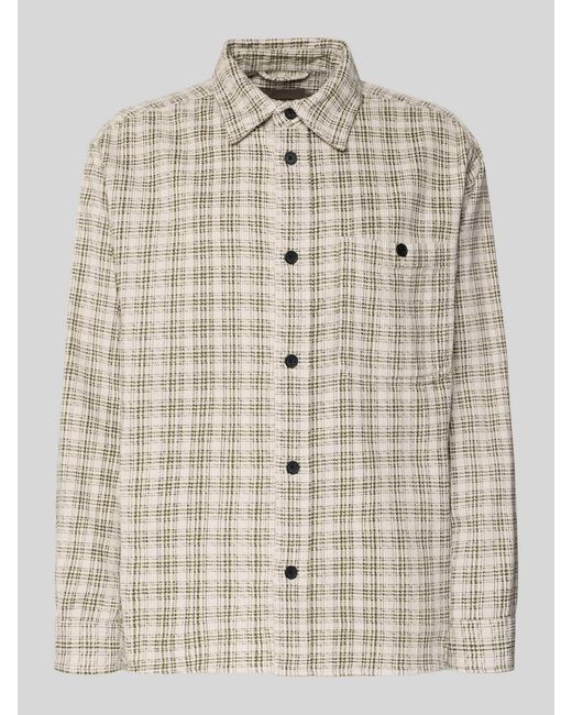 Only & Sons Loose Fit Overhemd Van Puur Katoen, Model 'Waleed' in het Natural voor heren