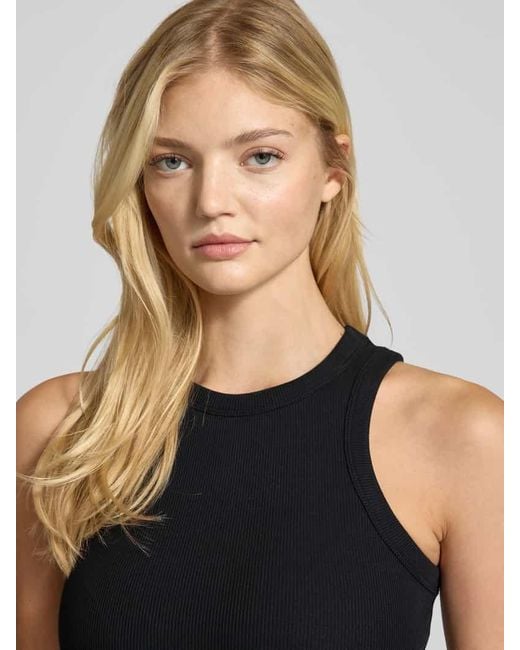 JJXX Black Tanktop mit Viskose-Anteil Modell 'FOREST'