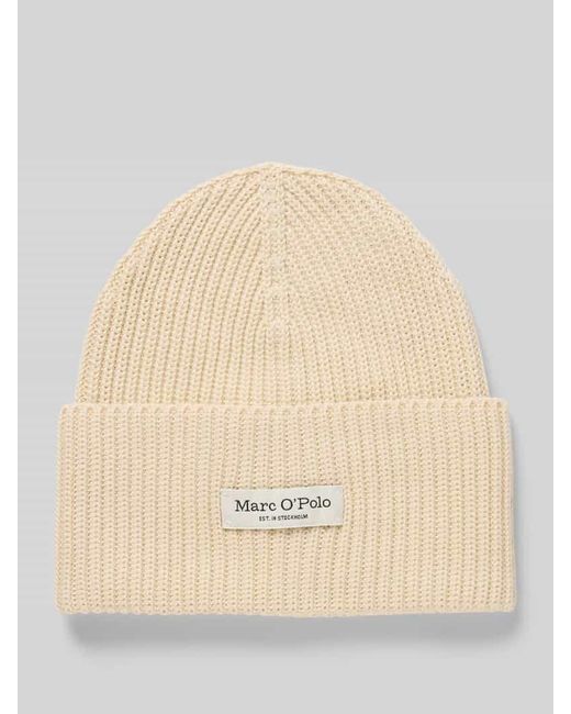 Marc O' Polo Natural Beanie aus reiner Baumwolle
