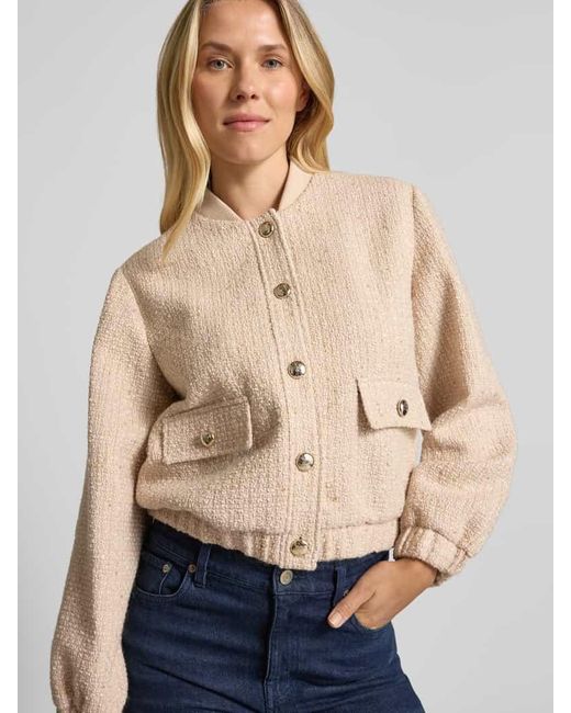 Joop! Natural Jacke mit Stehkragen und Knopfleiste Modell 'JEWEL'