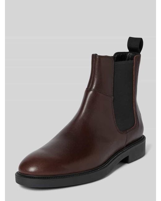 Vagabond Chelsea Boots aus echtem Leder Modell 'ALEX' in Brown für Herren