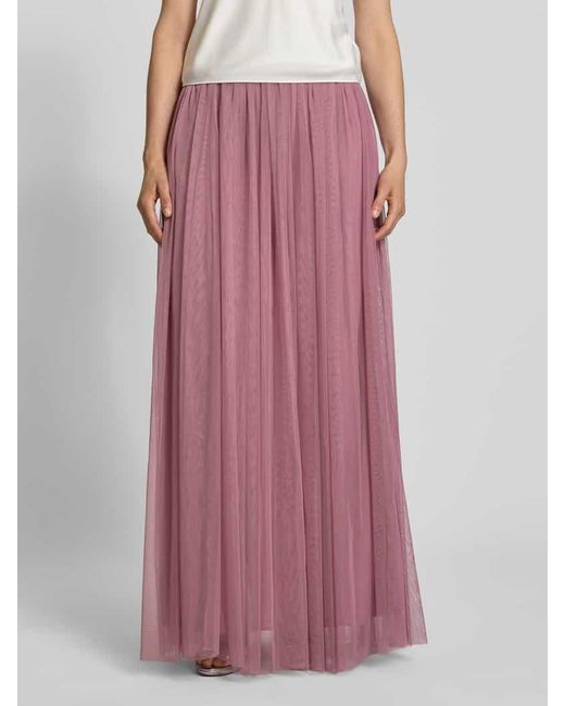 LACE & BEADS Pink Cocktailrock mit elastischem Bund