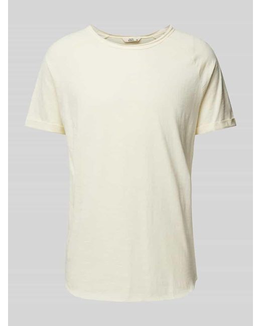 Redefined Rebel T-Shirt mit Rundhalsausschnitt Modell 'KAS' in Natural für Herren